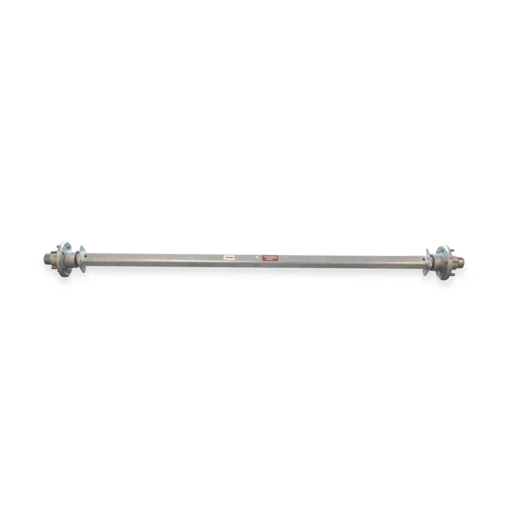 Autoflex-Knott 3750lb 88 inch Hub Face 75.5 inch Spring Center Galvanized Trailer Axle with Pre-Installed Idler Hubs
