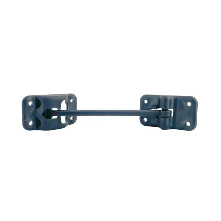 Enclosed Trailer Door Latch and Holder Black Plastic 6 inch