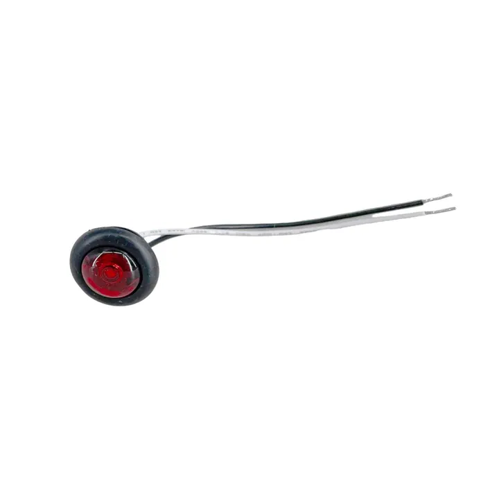 TecNiq S37 Mini LED 3/4 inch Red Bullet Side Marker Enclosed Trailer Light