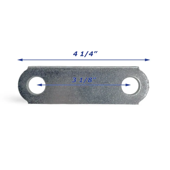 Leaf Spring Shackle Zinc Plated Steel 3 1/8 inch Long
