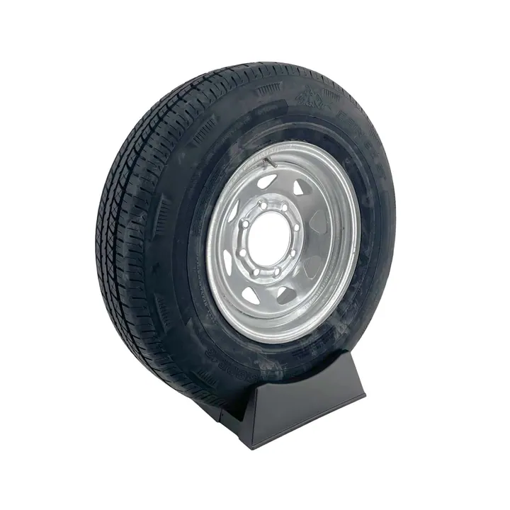 Trailer Tire ST235/80R16 on Galvanized Wheel 8 Lug by Rainier