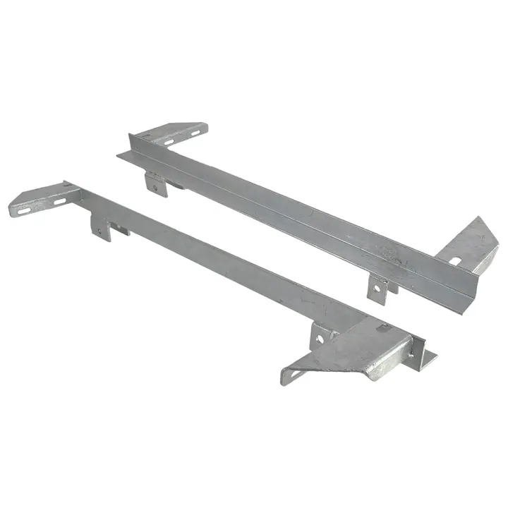 Boat Trailer Leaf Spring Slider Single Axle PAIR For 25 1/4 inch Double Eye Springs - 31 in Fender Bracket