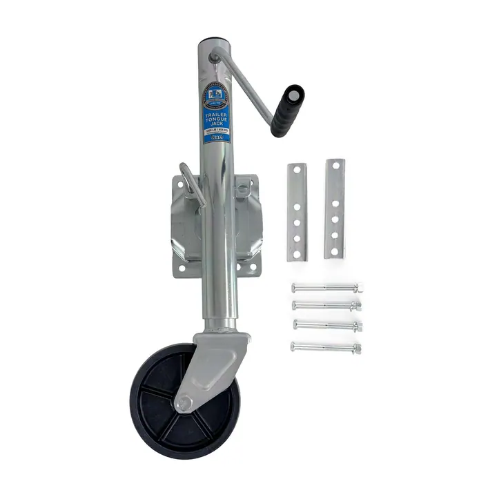 Dutton-Lainson Boat Trailer Bolt On Swivel Wheel Jack 1000lb MADE IN USA