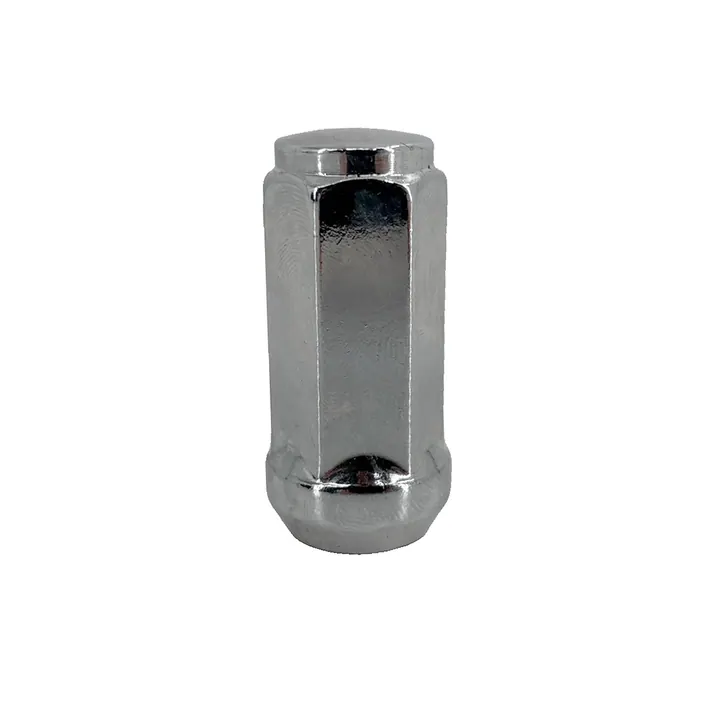 Trailer Lug Nuts 9/16-18 Thread Chrome Acorn Long