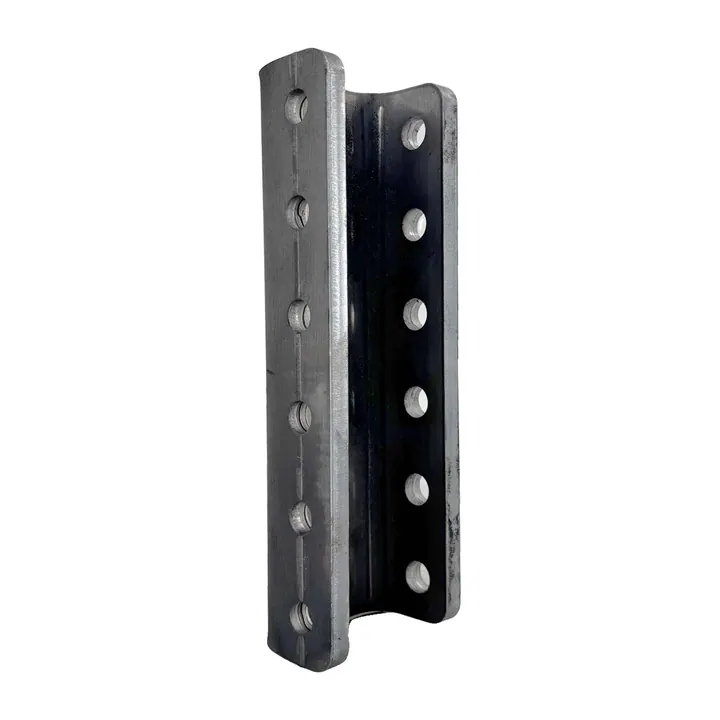 Heavy Duty 6 Hole 12 inch Adjustable Channel for Pintle Rings Adjustable Couplers 21,000lb Capacity