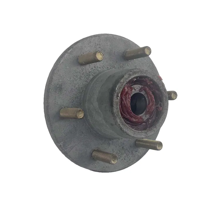 Pre-Greased Hot Dipped Galvanized Trailer Hub 6 Lug for 6000lb Trailer Axle