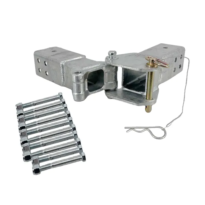 Tie Down Swing King Folding Tongue Hinge Kit Bolt-On for 3x3 Trailer Tongues