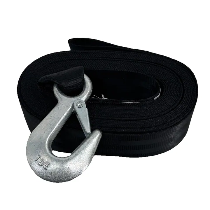 Boat Trailer Winch Strap Light Duty 2 inch x 25ft with Hook 5,000lb