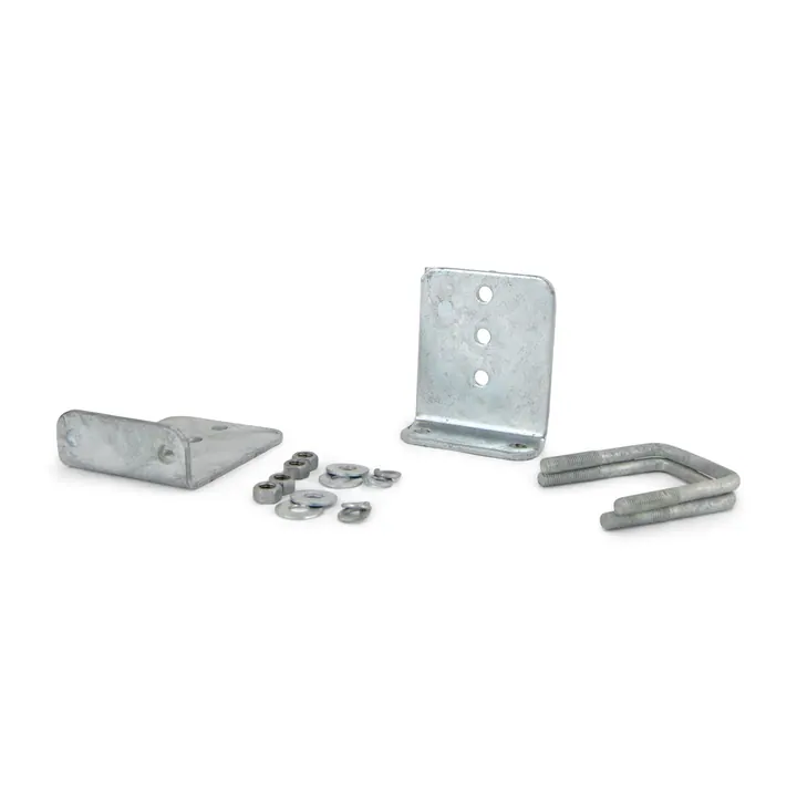 (2) 6 inch Boat Trailer Bunk Bracket Kits Hot Dipped Galvanized L-Type for 3 x 3 Cross Member